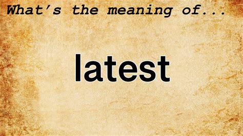 at the latest meaning|At the latest .